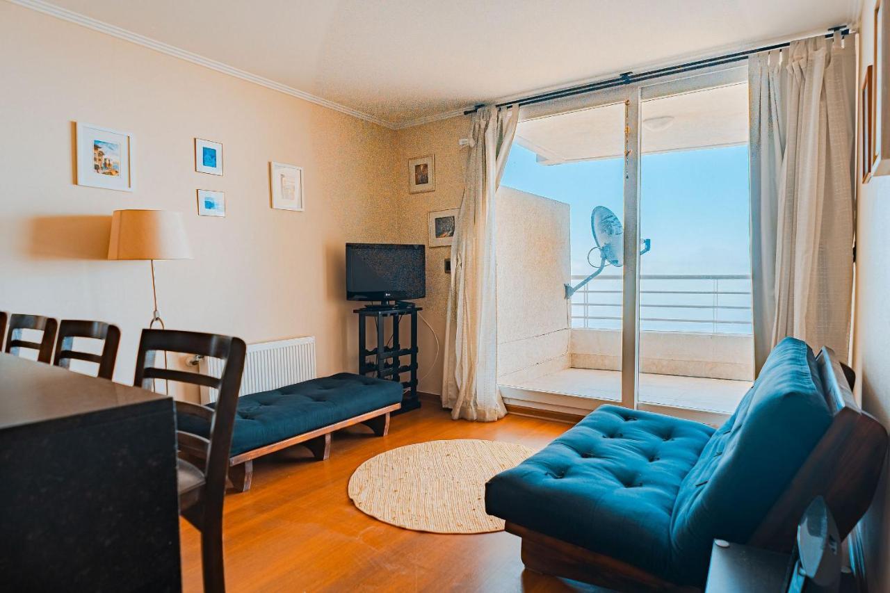 Hermoso Departamento Con Insuperable Vista Al Mar Appartement Vina del Mar Buitenkant foto