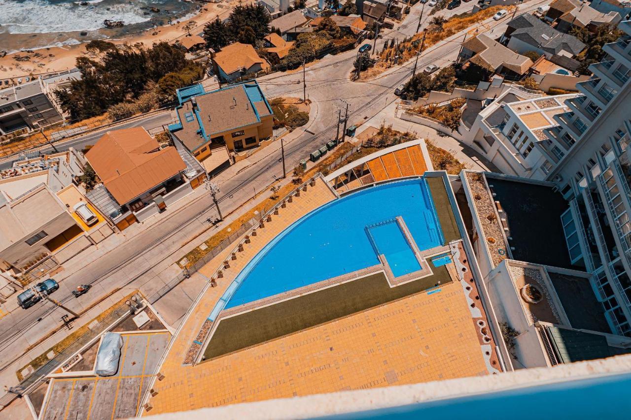 Hermoso Departamento Con Insuperable Vista Al Mar Appartement Vina del Mar Buitenkant foto