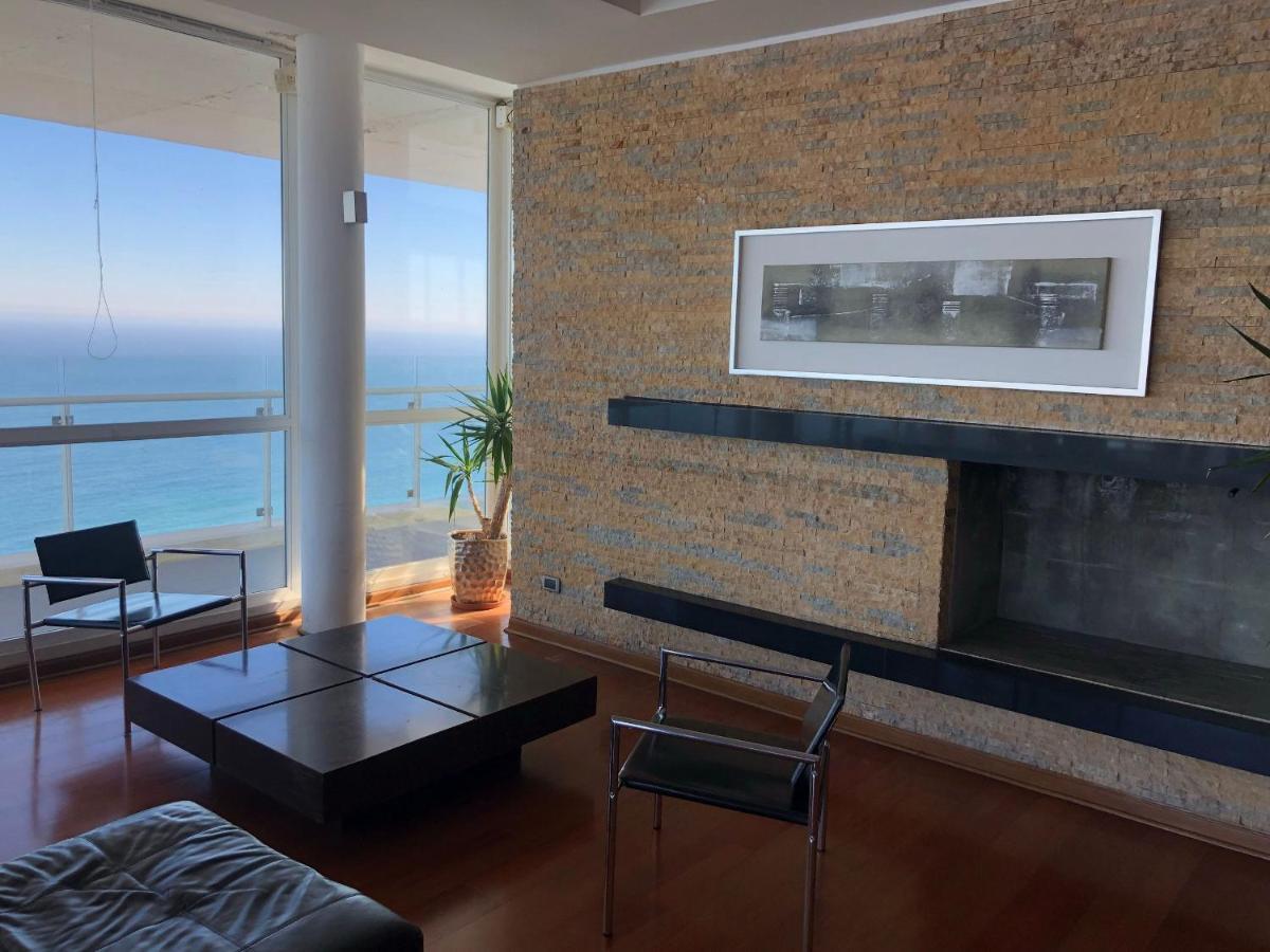 Hermoso Departamento Con Insuperable Vista Al Mar Appartement Vina del Mar Buitenkant foto