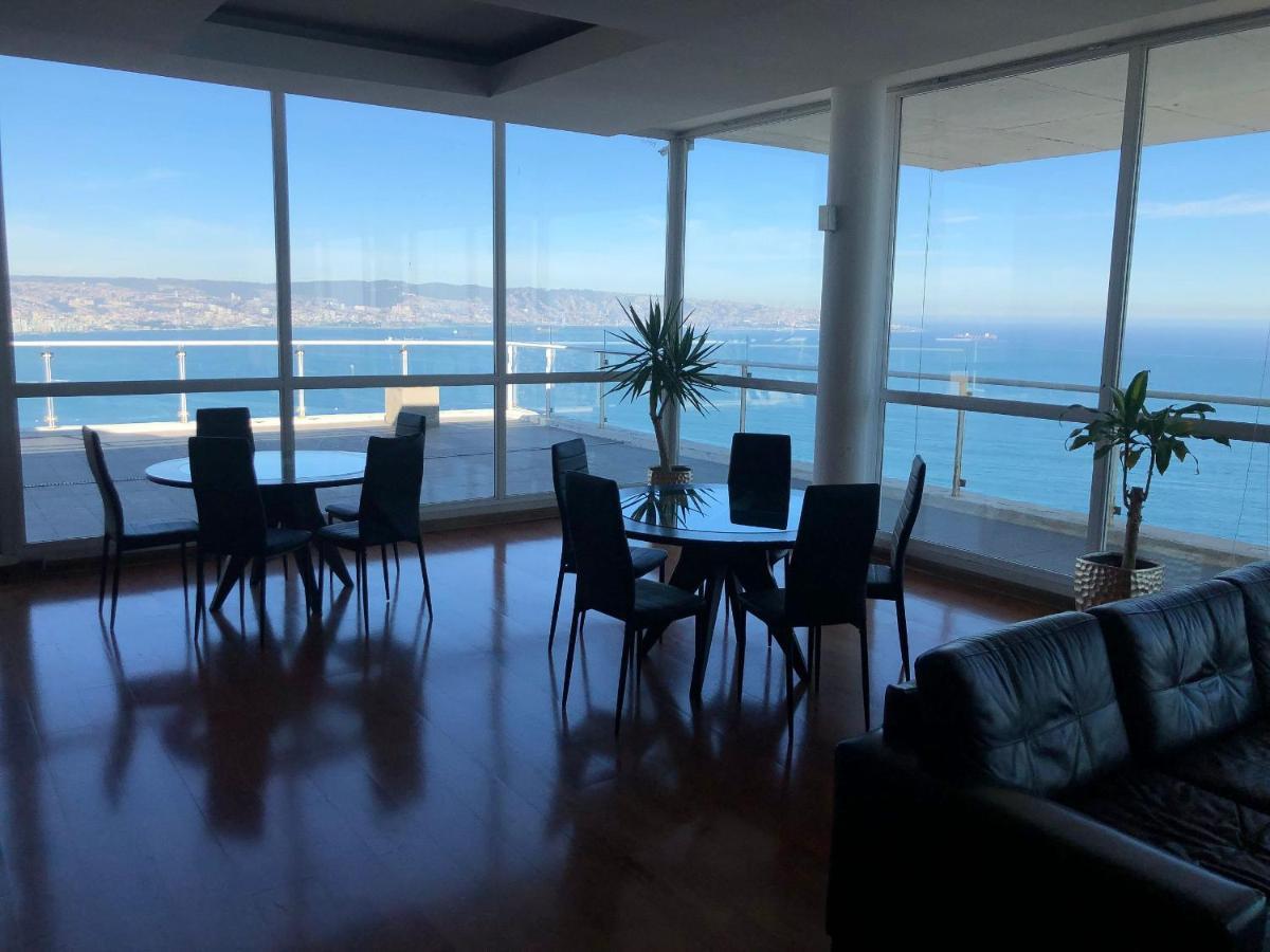 Hermoso Departamento Con Insuperable Vista Al Mar Appartement Vina del Mar Buitenkant foto