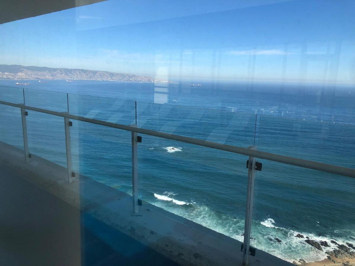 Hermoso Departamento Con Insuperable Vista Al Mar Appartement Vina del Mar Buitenkant foto